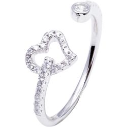 Anillo Plata R22263-11 Corazón Con Circonitas