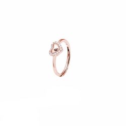 Anillo Plata Rose R17069PP Corazón Con Circonitas