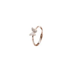 Anillo Plata Rose R17074PP Mariposa Con Circonitas