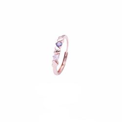 Anillo Plata Rose R20050PL Corazón Con Circonitas