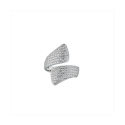 Anillo Plata Sovrani J6508M16 Torcido Con Circonitas