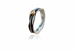 Anillo Plata Y Oro Arior Fi Doble 3680848XU