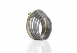 Anillo Plata Y Oro Arior Filum 9 Con Diamante 3681035XU