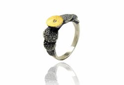 Anillo Plata Y Oro Arior Indra II Con Diamante 3681026XSU