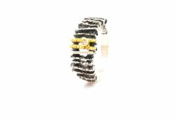 Anillo Plata Y Oro Arior Junc Con Diamante 3680954XU