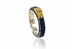 Anillo Plata Y Oro Arior Nora Con Diamante 3680869XU