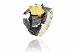 Anillo Plata Y Oro Arior Summum Con Diamante 3680713XU
