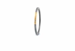 Anillo Plata Y Oro Arior Sutil Diamante 3681055XU