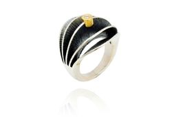 Anillo Plata Y Oro Arior Trova Grande Con Diamante 3680920XU