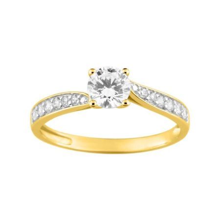 Anillo Solitario Oro 18kts Argyor MRM  (18)08SI22BZ Circonita