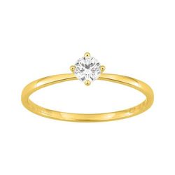 Anillo Solitario Oro 18kts Argyor MRM (18)DS1144.20 Diamantes Laboratorio 0,20ct