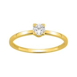 Anillo Solitario Oro 18kts Argyor MRM (18)DS1155.20 Diamante Laboratorio 0,20ct DI.SN F-VS