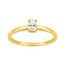 Anillo Solitario Oro 9Kts (9)9KLGD117Y Diamantes Laboratorio 0,19ct