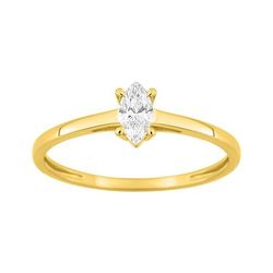 Anillo Solitario Oro 9Kts (9)9KLGD119Y Diamantes Laboratorio 0,22ct