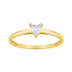 Anillo Solitario Oro 9Kts (9)9KLGD120Y Diamantes Laboratorio 0,19ct