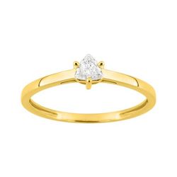 Anillo Solitario Oro 9Kts (9)9KLGD121Y Diamantes Laboratorio 0,20ct