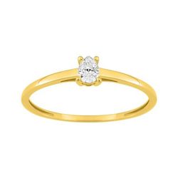 Anillo Solitario Oro 9Kts (9)9KLGD174Y Diamante Laboratorio 0,15ct