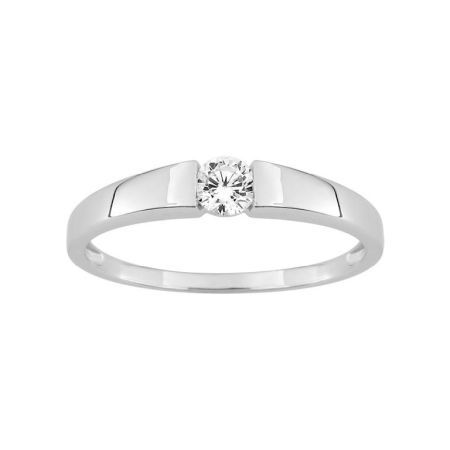 Anillo Solitario Oro Blanco 18krs Argyor MRM Mujer (18)1.033.Z1 Circonita