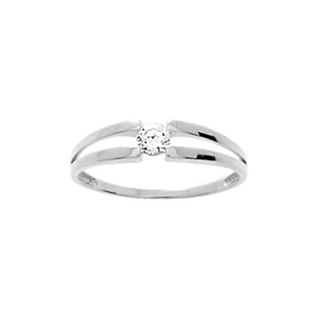 Anillo Solitario Oro Blanco 18krs Argyor MRM Mujer (18)1.077.Z1 Circonita
