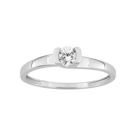 Anillo Solitario Oro Blanco 18krs Argyor MRM Mujer (18)1.087.Z1 Circonita