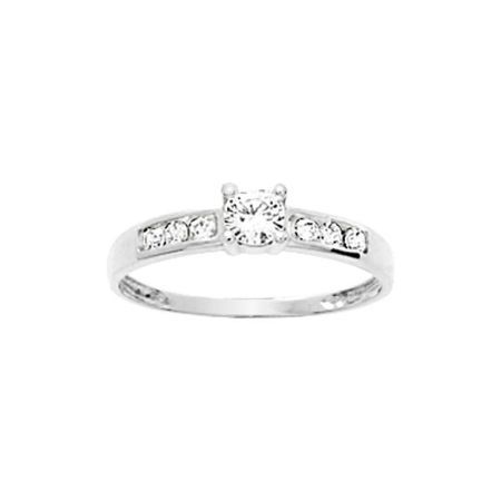 Anillo Solitario Oro Blanco 18krs Argyor MRM Mujer (18)1.095.Z1 Circonita