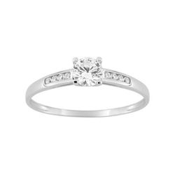 Anillo Solitario Oro Blanco 18kts Argyor MRM (18)08SJ60GZ Circonita