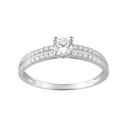 Anillo Solitario Oro Blanco 18kts Argyor MRM  (18)08SP07GZ Circonitas