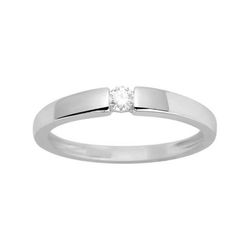 Anillo Solitario Oro Blanco 18kts Argyor MRM (18)1.031.21 Diamante Laboratorio 0,08ct GH-SI