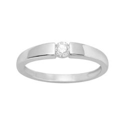 Anillo Solitario Oro Blanco 18kts Argyor MRM (18)1.032.21 Diamante Laboratorio 0,14ct GH-SI