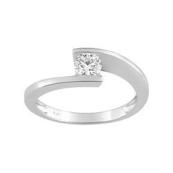 Anillo Solitario Oro Blanco 18kts Argyor MRM (18)1.045.21 Diamante Laboratorio 0,40ct GH-SI