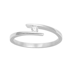 Anillo Solitario Oro Blanco 18kts Argyor MRM (18)1.085.21 Diamante Laboratorio 0,08ct GH-SI