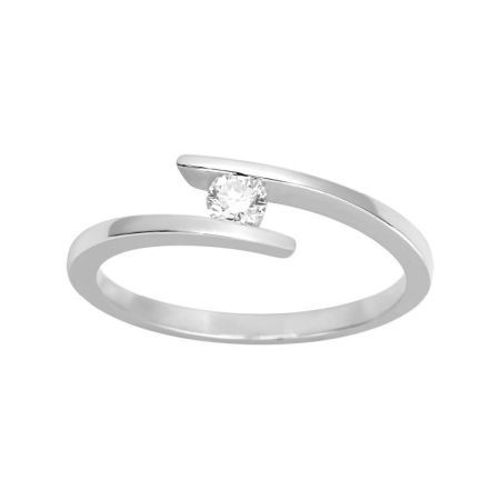 Anillo Solitario Oro Blanco 18kts Argyor MRM (18)1.086.21 Diamante Laboratorio 0,14ct GH-SI