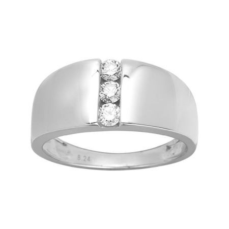 Anillo Solitario Oro Blanco 18kts Argyor MRM (18)1.124.21 Diamantes Laboratorio 0,24ct GH-SI