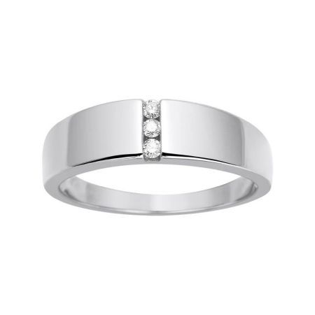 Anillo Solitario Oro Blanco 18kts Argyor MRM (18)1.1256.21 Diamantes Laboratorio 0,06ct GH-SI