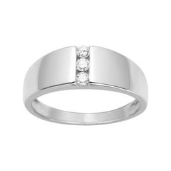 Anillo Solitario Oro Blanco 18kts Argyor MRM (18)1.1257.21 Diamantes Laboratorio 0,12ct GH-SI
