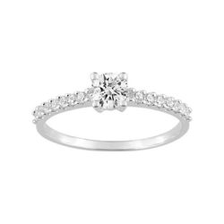 Anillo Solitario Oro Blanco 18kts Argyor MRM  (18)1.137.Z1 Circonitas