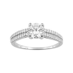 Anillo Solitario Oro Blanco 18kts Argyor MRM  (18)1.3090.Z1 Circonitas