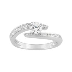 Anillo Solitario Oro Blanco 18kts Argyor MRM  (18)1.6175.Z1 Circonitas