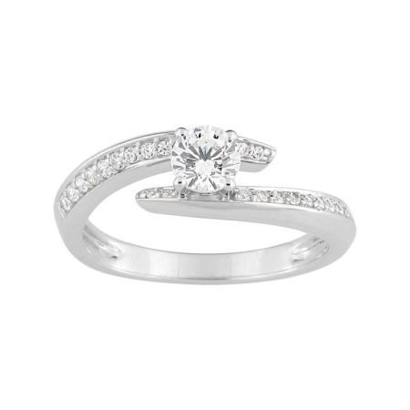 Anillo Solitario Oro Blanco 18kts Argyor MRM  (18)1.6175.Z1 Circonitas