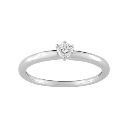 Anillo Solitario Oro Blanco 18kts Argyor MRM  (18)1.7178.Z1 Circonitas