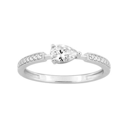 Anillo Solitario Oro Blanco 18kts Argyor MRM  (18)1.7507.Z1 Circonitas