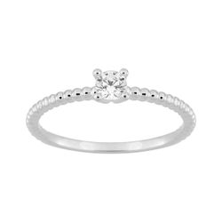 Anillo Solitario Oro Blanco 18kts Argyor MRM (18)1.7702.31 Diamante 0,20ct GH-P