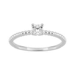 Anillo Solitario Oro Blanco 18kts Argyor MRM (18)1.7703.31 Diamante 0,25ct GH-P