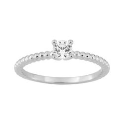 Anillo Solitario Oro Blanco 18kts Argyor MRM (18)1.7704.31 Diamante 0,30ct GH-P