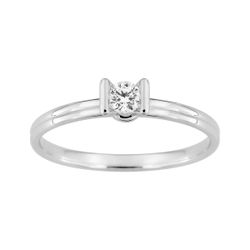 Anillo Solitario Oro Blanco 18kts Argyor MRM (18)1.7711.21 Diamante 0,15ct GH-SI
