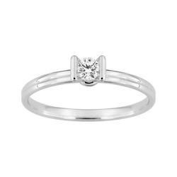 Anillo Solitario Oro Blanco 18kts Argyor MRM (18)1.7711.31 Diamante 0,15ct