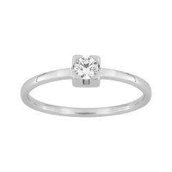 Anillo Solitario Oro Blanco 18kts Argyor MRM (18)1.7716.21 Diamante 0,15ct GH-SI