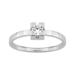 Anillo Solitario Oro Blanco 18kts Argyor MRM (18)1.7718.21 Diamante 0,25ct GH-SI