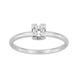 Anillo Solitario Oro Blanco 18kts Argyor MRM (18)1.7722.31 Diamante 0,20ct GH-P