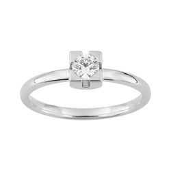 Anillo Solitario Oro Blanco 18kts Argyor MRM (18)1.7724.21 Diamante 0,30ct GH-SI